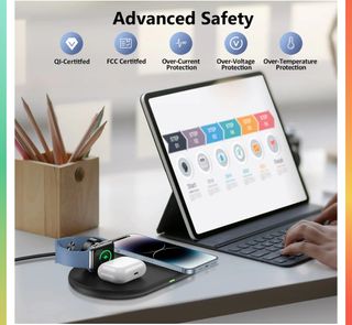 Cargador inalámbrico 3 en 1