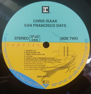 Chris Isaak ‎– San Francisco Days