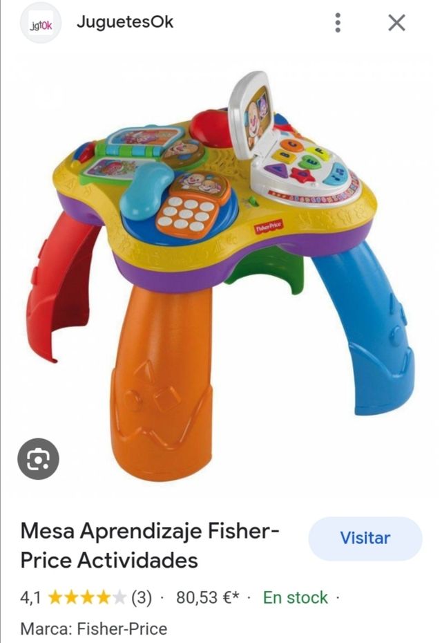 Mesa aprendizaje