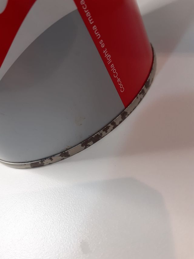 Lata/Cubo/Bote Coca Cola Light