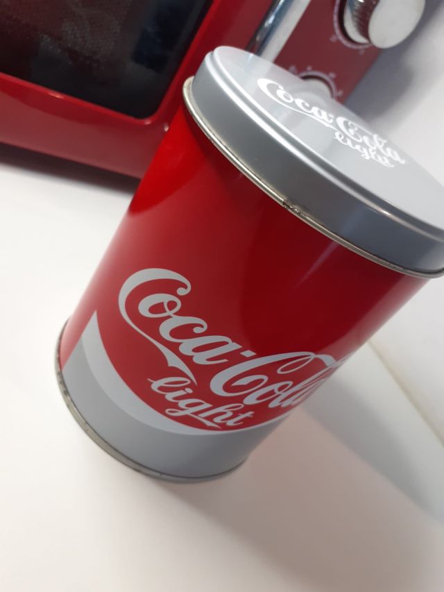 Lata/Cubo/Bote Coca Cola Light