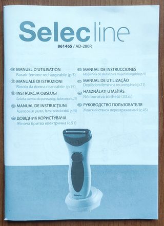 Depiladora / afeitadora mujer