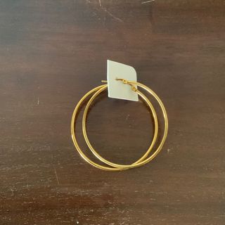 Pendientes de aro dorados