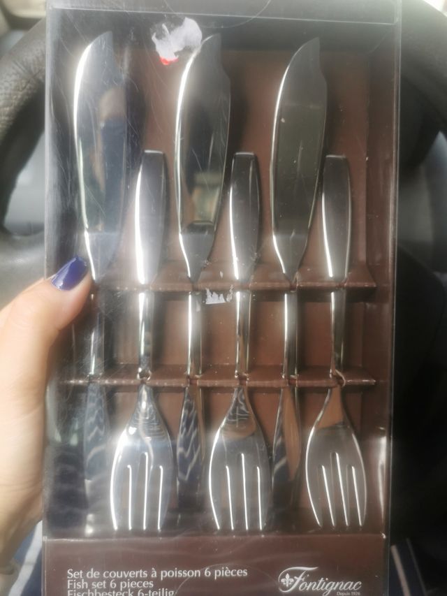 Cubiertos para el pescado 