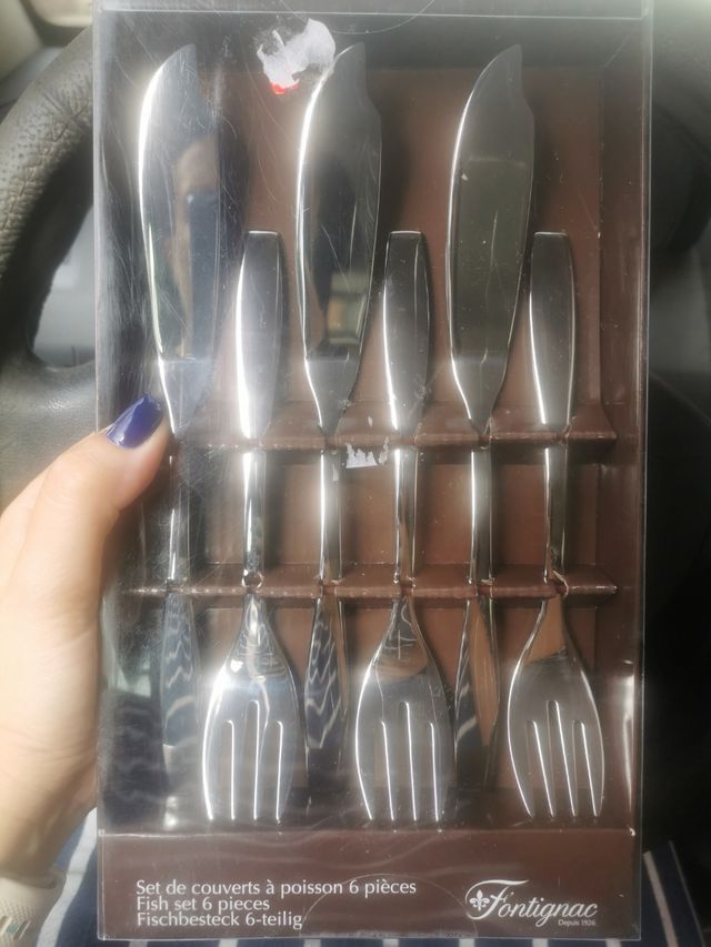 Cubiertos para el pescado 