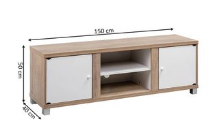 SUPER PRECIO MUEBLE TV OAK WHITE