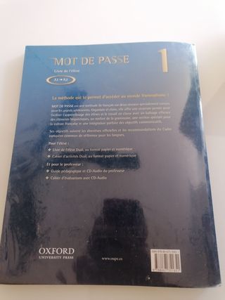 Oxford libro francés 1 bachillerato 