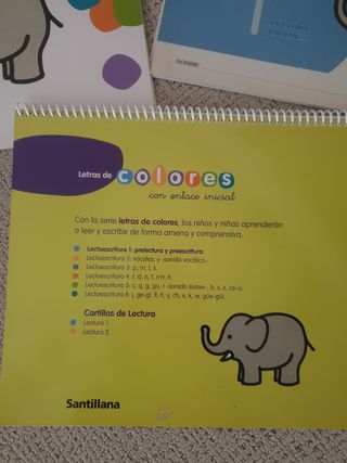 Letras de colores lectoescritura 1