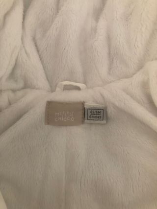 Buzo invierno bebe Chicco talla 6 meses