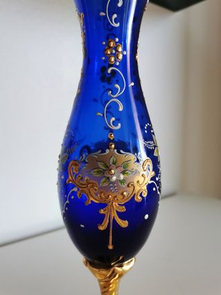 JARRON VENECIANO DE CRISTAL DE MURANO