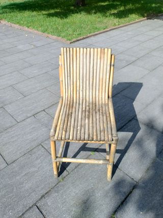 Silla bambú