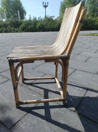 Silla bambú