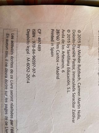 Libro Francés 1°ESO