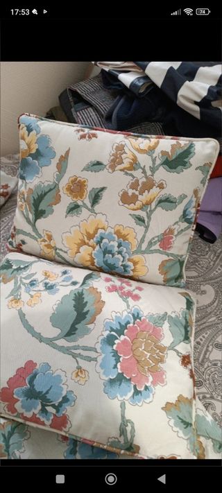 Colcha vintage y accesorios