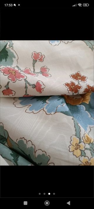Colcha vintage y accesorios