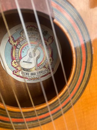 Guitarra española antigua Vicente Tatay Tomás