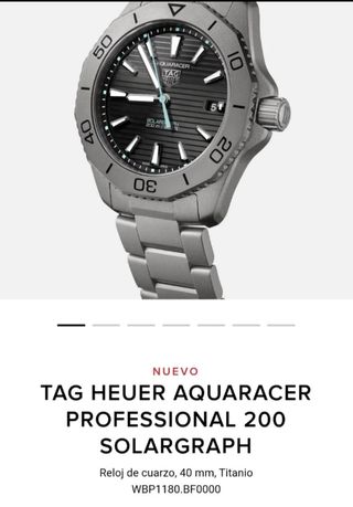 Tag Heuer Aquaracer 2000 Solargraph.