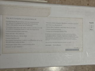 Imac 21.5” retina 4K 2017