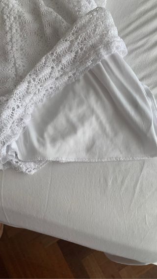Mono blanco encaje talla M