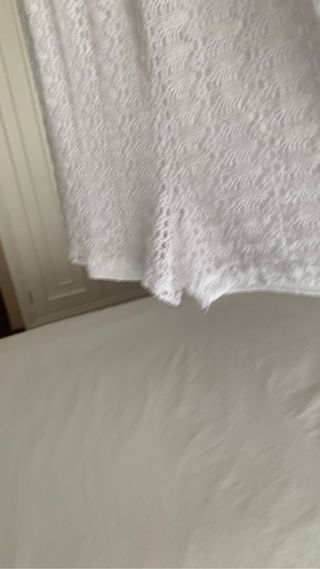 Mono blanco encaje talla M