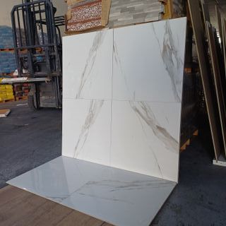 Azulejo mármol blanco veta gris pulido            