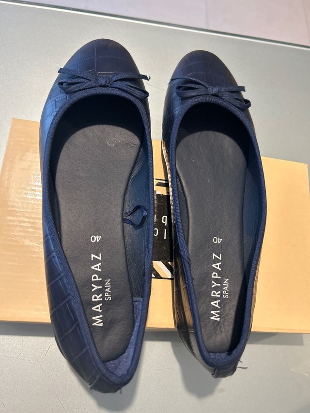 manoletinas azul matino