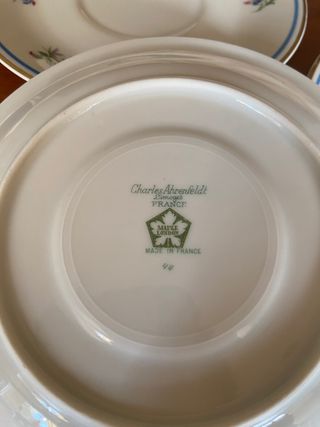PLATOS PORCELANA FRANCESA LIMOGES
