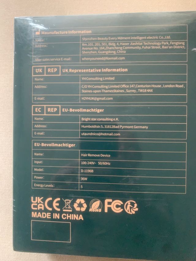 DEPILADORA PULSACION IPL 3EN 1 A ESTRENAR