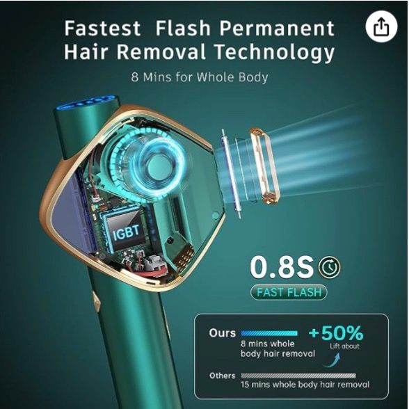 DEPILADORA PULSACION IPL 3EN 1 A ESTRENAR