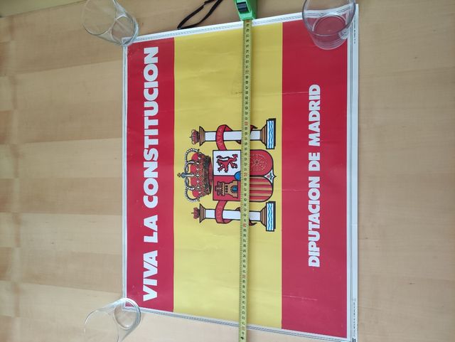 Cartel póster Viva la Constitución 1978