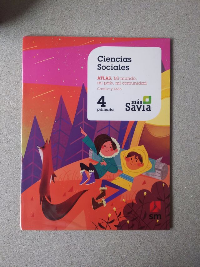 Libro SM atlas Castilla y León 4° EP