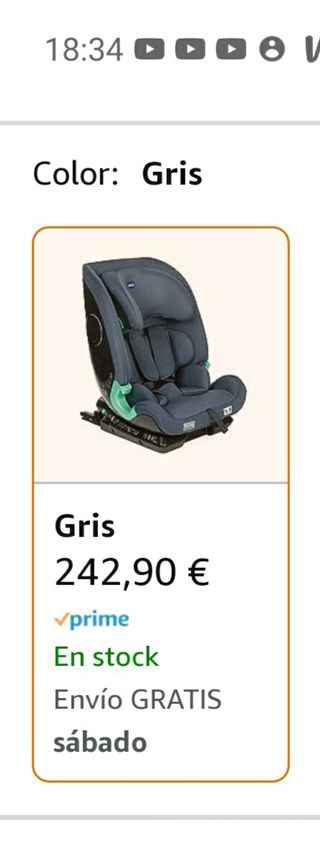 silla coche chicco