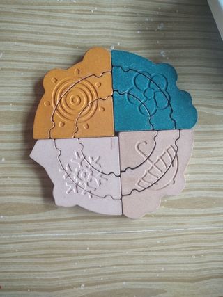 Puzzle estadiones de madera