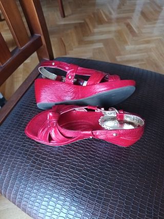 Sandalias cuña