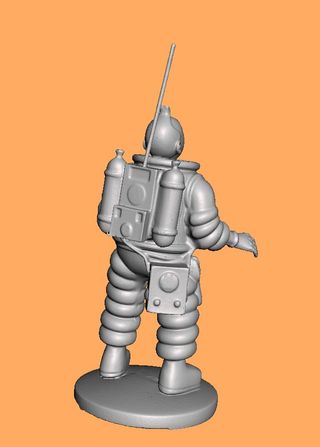 TINTIN - Astronauta - Resina 3D