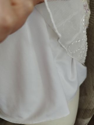 Top fiesta blanco con pedrería