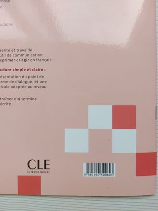 Libro de francés gramática 2° ESO