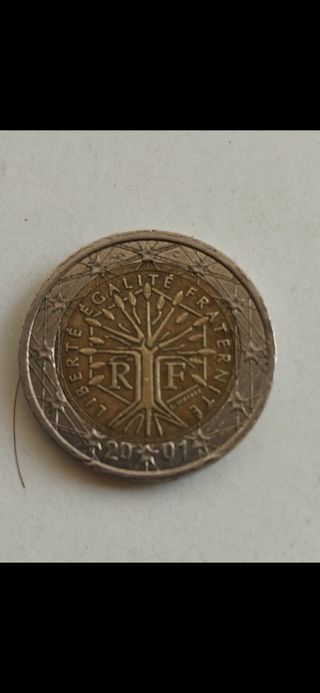 Moneda 2€ del año 2001