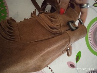 Bolso piel de flecos ( OFERTA  HOY SOLO 5€ )