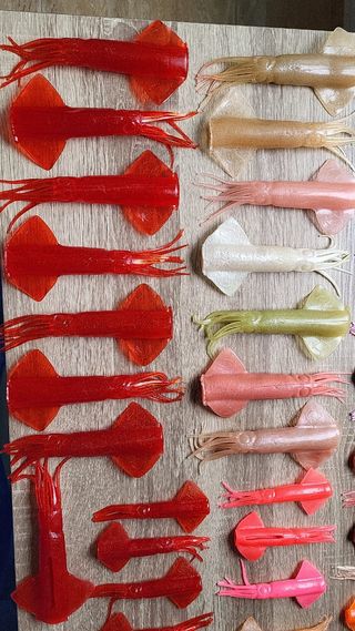 Señuelos vinilo de pesca
