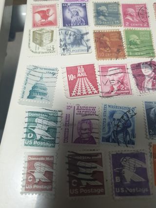 SELLOS ESTADOS UNIDOS ANTIGUOS DISTINTOS