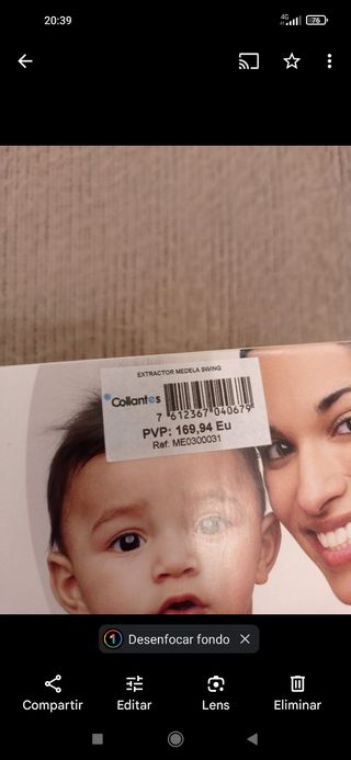 Sacaleches eléctrico Medela