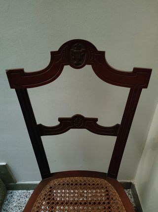 Sillas de caoba antiguas