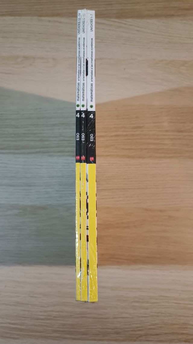 Libros de  Matemáticas académicas  4 ESO