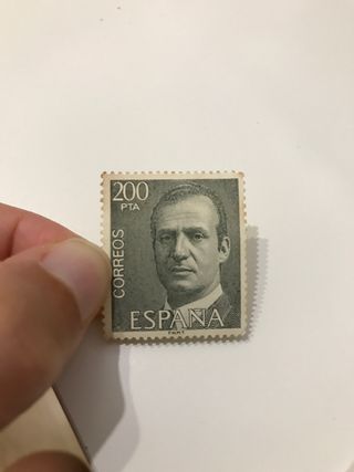 Lote sellos España pesetas. Rey Juan Carlos 