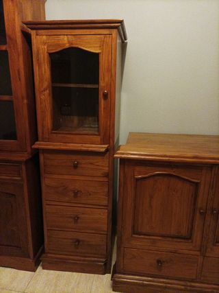 Mueble comedor televisión ,madera de teka.