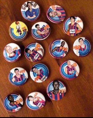15 chapas Barça basket 2009