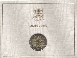 Vaticano 2009 moneda 2 euros conmemorati