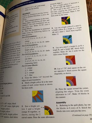 Libro de patchwok “Colorful quilts”