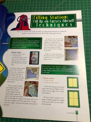 Libro de patchwork “Curves ahead”